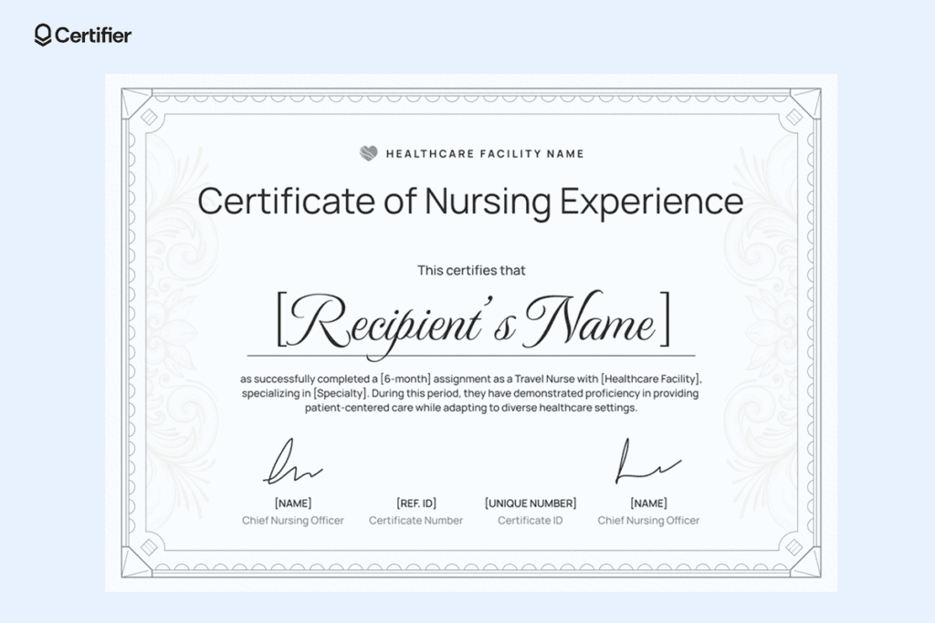 Nursing Certificate